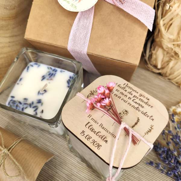 bomboniera candela prima comunione